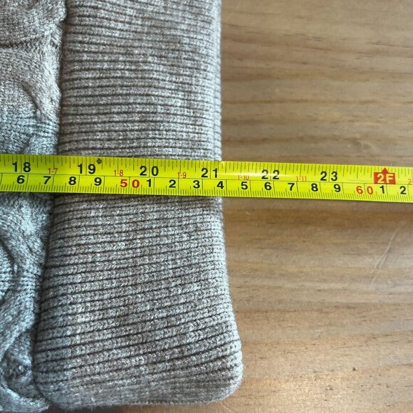 Joie Womens Quilted Knit Puffer Bomber Cable Knit Jacket Full Zip Size MEDIUM in - Picture 11 of 12